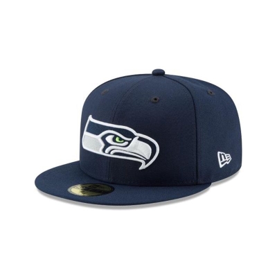 Sapca New Era Seattle Seahawks NFL 59FIFTY Fitted - Albastri